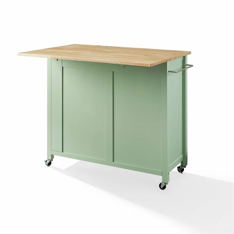 Budget π₯ Crosley Furniture Savannah Wood Top Drop Leaf Kitchen Island/Cart In Mint Green β€οΈ 18 Budget π₯ Crosley Furniture Savannah Wood Top Drop Leaf Kitchen Island/Cart In Mint Green β€οΈ - Image 18