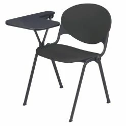Best deal 🔥 KFI Furniture KFI Polypropylene Stacking School Chair - Right Writing Tablet - Charcoal 😀