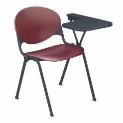 Flash Sale ⌛ KFI Furniture KFI Polypropylene Stacking School Chair - Left Writing Tablet - Burgundy 🔔