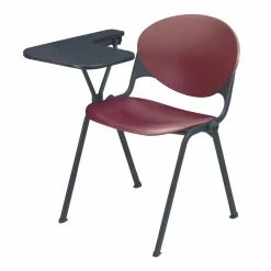 Flash Sale 🌟 KFI Furniture KFI Polypropylene Stacking School Chair - Right Writing Tablet - Burgundy 🧨