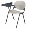 Best Sale 👍 KFI Furniture KFI Polypropylene Stacking School Chair - Right Writing Tablet - Grey 💯