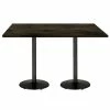 Top 10 🎁 KFI Furniture KFI Urban Loft 30" X 72" Conference Table - Barnwood - Black Base - Bistro ✔️