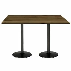 Best reviews of 🥰 KFI Furniture KFI Urban Loft 36" X 72" Conference Table - Natural - Black Base - Bistro Height ⌛