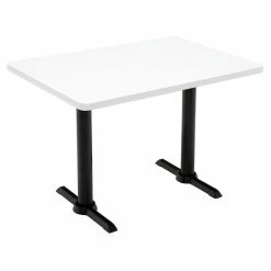 Buy 🛒 KFI Furniture KFI Mode 30" X 48" Conference Table - White - Black T Base - Bistro Height ⭐