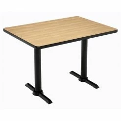 Brand new 😉 KFI Furniture KFI Mode 30" X 48" Conference Table - Natural - Black T Base - Bistro Height 🛒