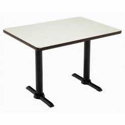 Best reviews of ✨ KFI Furniture KFI Mode 30" X 60" Conference Table - Linen - Black T Base - Standard Height 🤩
