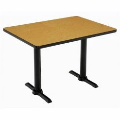 Best Pirce 🎁 KFI Furniture KFI Mode 30" X 60" Conference Table - Oak - Black T Base - Standard Height 🔥