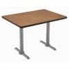 Brand new 🎁 KFI Furniture KFI Mode 30" X 60" Conference Table - Cherry - Silver T Base - Standard Height 🎉