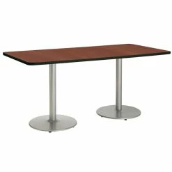 Best Pirce 🔔 KFI Furniture KFI Mode 36"x 96" Conference Table - Mahogany Top - Bistro Height ⌛