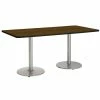 Budget ✨ KFI Furniture KFI Mode 36" X 96" Conference Table - Walnut Top - Bistro Height 🌟