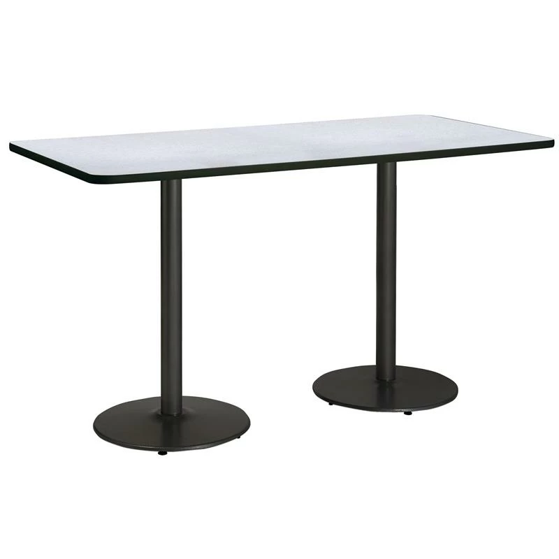 Best Sale โจ KFI Furniture KFI Mode 36" X 96" Conference Table - Grey - Round Black Base - Bistro Height ๐ฅฐ 1 Best Sale โจ KFI Furniture KFI Mode 36" X 96" Conference Table - Grey - Round Black Base - Bistro Height ๐ฅฐ
