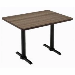 Best Pirce ❤️ KFI Furniture KFI Mode 30" X 60" Conference Table - Teak - Black T Base - Standard Height 🔥