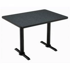 Flash Sale 🛒 KFI Furniture KFI Mode 30" X 60" Conference Table - Graphite - Black T Base - Bistro Height ✔️