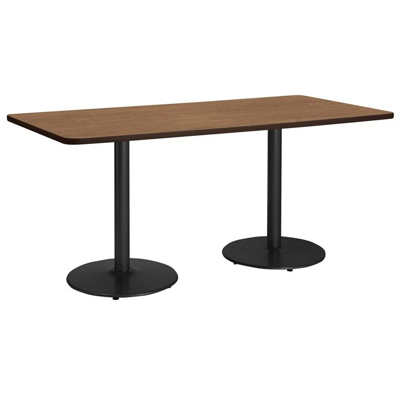 Outlet ๐งจ KFI Furniture KFI Mode 42" X 96" Conference Table Cherry Round Black Base Standard Height ๐ 1 Outlet ๐งจ KFI Furniture KFI Mode 42" X 96" Conference Table Cherry Round Black Base Standard Height ๐