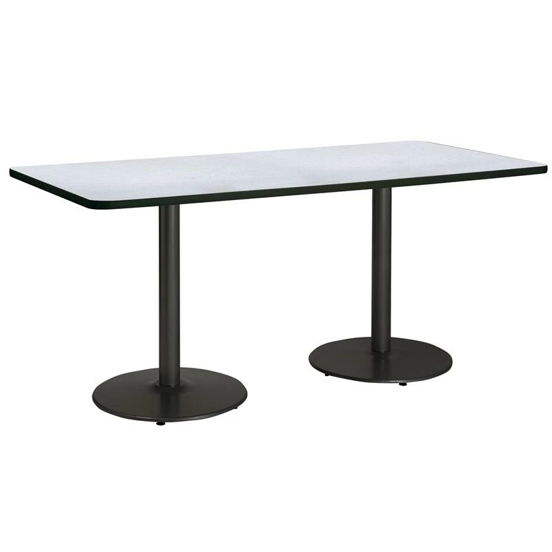 Best deal โจ KFI Furniture KFI Mode 42" X 96" Conference Table With Grey Round Black Base. Bistro Height ๐งจ 2 Best deal โจ KFI Furniture KFI Mode 42" X 96" Conference Table With Grey Round Black Base. Bistro Height ๐งจ - Image 2