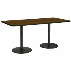 Best deal โ๏ธ KFI Furniture KFI Mode 42" X 96" Conference Table With Walnut Round Black Base Bistro Height ๐ 5 Best deal โ๏ธ KFI Furniture KFI Mode 42" X 96" Conference Table With Walnut Round Black Base Bistro Height ๐ -Guest Chairs Sales 2281602 1 L