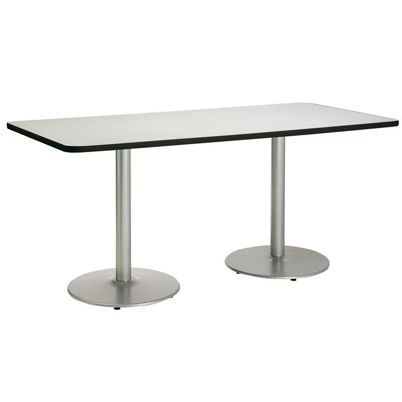 Promo ๐ KFI Furniture KFI Mode 42" X 96" Conference Table Linen Round Silver Base Standard Height ๐คฉ 2 Promo ๐ KFI Furniture KFI Mode 42" X 96" Conference Table Linen Round Silver Base Standard Height ๐คฉ - Image 2
