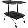 Buy 🛒 Moti Sheridan Pierce Bar Cart Trolley In Black Metal 🧨