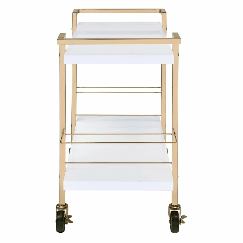 Best Pirce ๐ OS Home And Office Furniture Alios Serving Cart With White Gold Frame ๐ฅ 6 Best Pirce ๐ OS Home And Office Furniture Alios Serving Cart With White Gold Frame ๐ฅ - Image 6