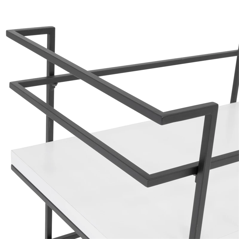 Budget π Studio Designs Home Keystone 2-Tier Metal Bar Cart In Black And White 𧨠11 Budget π Studio Designs Home Keystone 2-Tier Metal Bar Cart In Black And White 𧨠- Image 11