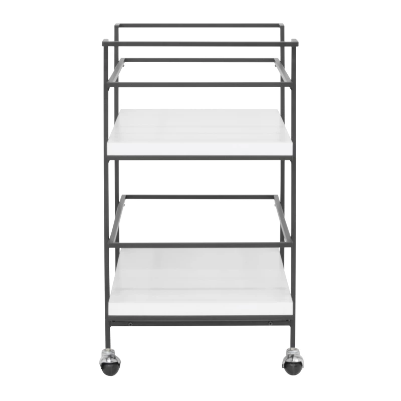 Budget π Studio Designs Home Keystone 2-Tier Metal Bar Cart In Black And White 𧨠10 Budget π Studio Designs Home Keystone 2-Tier Metal Bar Cart In Black And White 𧨠- Image 10