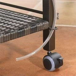 Hot Sale 🌟 Costway Rattan Portable Outdoor Patio Cooler Cart With Shelf In Mix Brown 🌟 -Guest Chairs Sales 2301302 6 L