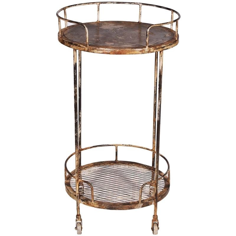 Top 10 π₯ Moti Sheridan Kelso Cast Iron Bar Trolley In Brown π 2 Top 10 π₯ Moti Sheridan Kelso Cast Iron Bar Trolley In Brown π - Image 2