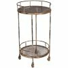 Top 10 🔥 Moti Sheridan Kelso Cast Iron Bar Trolley In Brown 👏