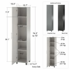 Top 10 ๐ Ameriwood Home Systembuild Camberly 16" Utility Storage Cabinet In Graphite Gray ๐ 9 Top 10 ๐ Ameriwood Home Systembuild Camberly 16" Utility Storage Cabinet In Graphite Gray ๐ -Guest Chairs Sales 2303956 4 L