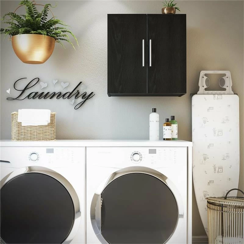 Best Pirce ๐คฉ Ameriwood Home Systembuild Camberly 24" Wall Cabinet In Black Oak ๐งจ 2 Best Pirce ๐คฉ Ameriwood Home Systembuild Camberly 24" Wall Cabinet In Black Oak ๐งจ - Image 2