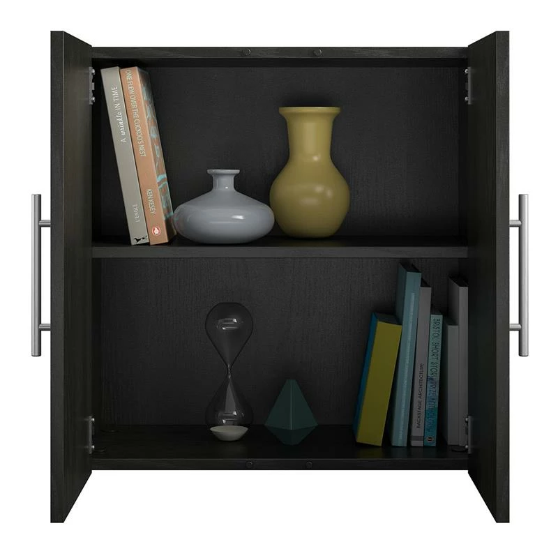 Best Pirce ๐คฉ Ameriwood Home Systembuild Camberly 24" Wall Cabinet In Black Oak ๐งจ 4 Best Pirce ๐คฉ Ameriwood Home Systembuild Camberly 24" Wall Cabinet In Black Oak ๐งจ - Image 4