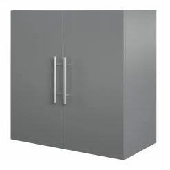 Coupon ⌛ Ameriwood Home Systembuild Camberly 24" Wall Cabinet In Graphite Gray 🌟