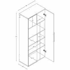 Promo ๐ Prepac HangUps 30" Large Wooden Garage Storage Cabinet In Black ๐ 24 Promo ๐ Prepac HangUps 30" Large Wooden Garage Storage Cabinet In Black ๐ -Guest Chairs Sales 2332601 20 L