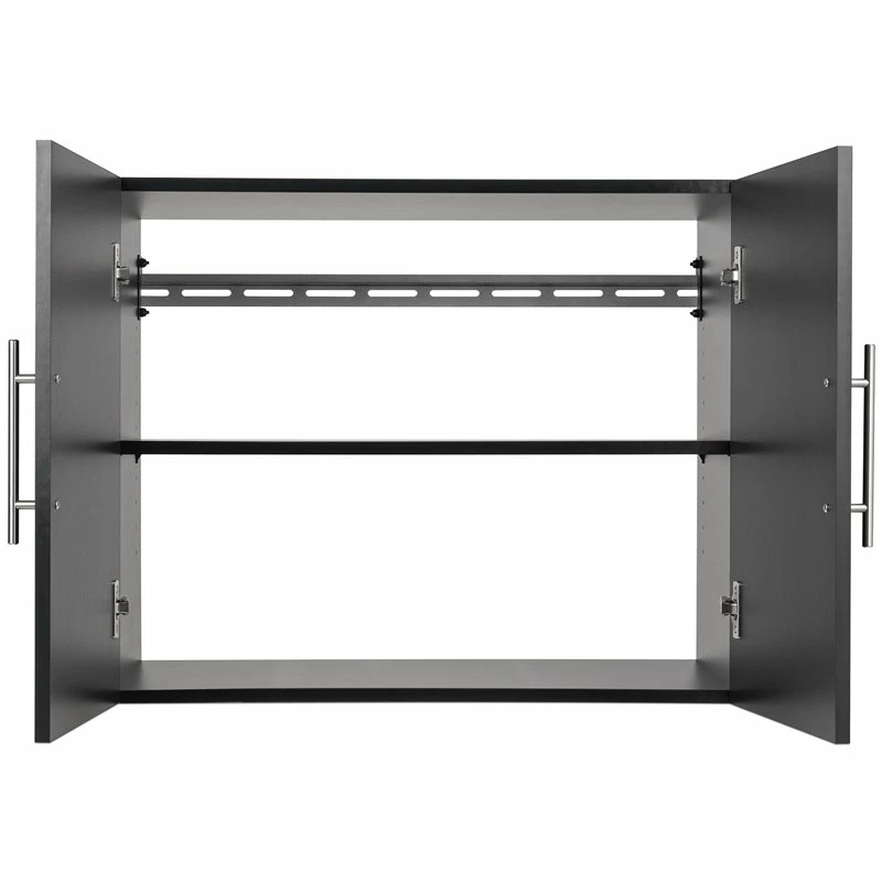 Discount ๐ Prepac HangUps 30" Upper Wooden Garage Storage Cabinet In Black ๐ฏ 4 Discount ๐ Prepac HangUps 30" Upper Wooden Garage Storage Cabinet In Black ๐ฏ - Image 4