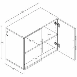 Discount ๐ Prepac HangUps 30" Upper Wooden Garage Storage Cabinet In Black ๐ฏ 24 Discount ๐ Prepac HangUps 30" Upper Wooden Garage Storage Cabinet In Black ๐ฏ -Guest Chairs Sales 2332605 20 L