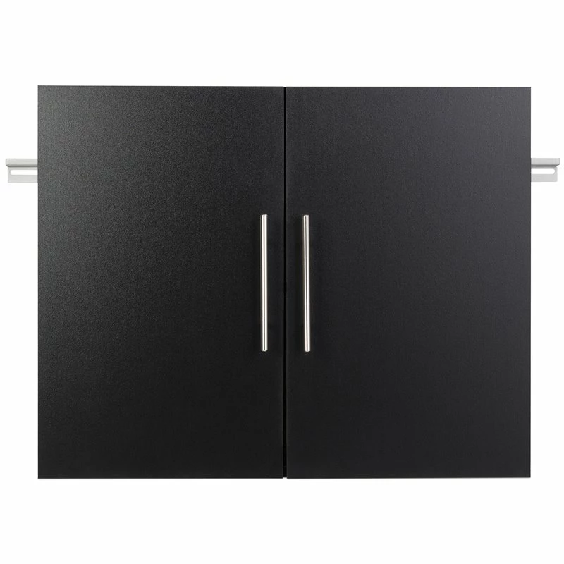 Discount ๐ Prepac HangUps 30" Upper Wooden Garage Storage Cabinet In Black ๐ฏ 1 Discount ๐ Prepac HangUps 30" Upper Wooden Garage Storage Cabinet In Black ๐ฏ