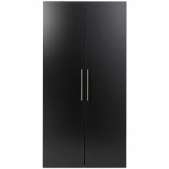 Guest Chairs Sales 49 Best deal π Prepac HangUps Wooden Garage Storage Wardrobe Cabinet In Black π