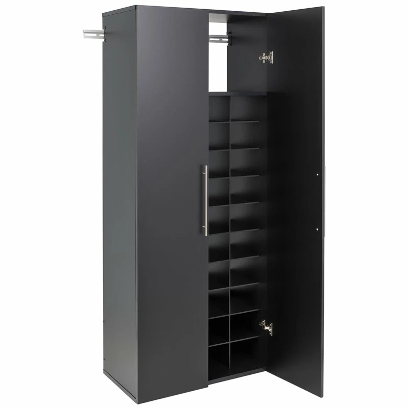 Promo ๐ Prepac HangUps Wooden Garage ๐ Shoe Storage Cabinet In Black ๐คฉ 2 Promo ๐ Prepac HangUps Wooden Garage ๐ Shoe Storage Cabinet In Black ๐คฉ - Image 2