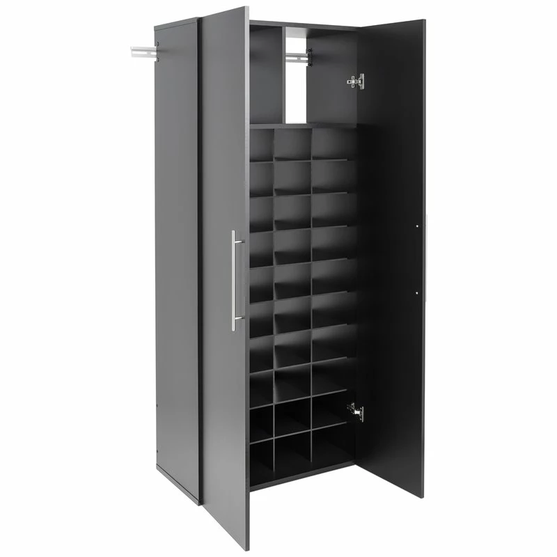 Promo ๐ Prepac HangUps Wooden Garage ๐ Shoe Storage Cabinet In Black ๐คฉ 3 Promo ๐ Prepac HangUps Wooden Garage ๐ Shoe Storage Cabinet In Black ๐คฉ - Image 3