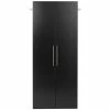 Promo 👍 Prepac HangUps Wooden Garage 👟 Shoe Storage Cabinet In Black 🤩