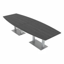 Top 10 ๐ Skutchi Designs Inc 10 Person Boat Shaped Conference Tables W/ Rectangle Metal Base 10' Asian Night ๐