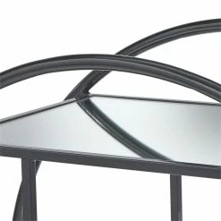 Promo ๐ TMS Bayley Transitional Metal & Mirror Bar Cart In Glossy Black โญ 6 Promo ๐ TMS Bayley Transitional Metal & Mirror Bar Cart In Glossy Black โญ -Guest Chairs Sales 2404633 2 L
