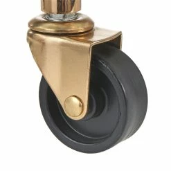 Promo ⌛ TMS Bayley Circular Design Transitional Metal & Mirror Bar Cart In Glam Gold 🥰 -Guest Chairs Sales 2404634 3 L