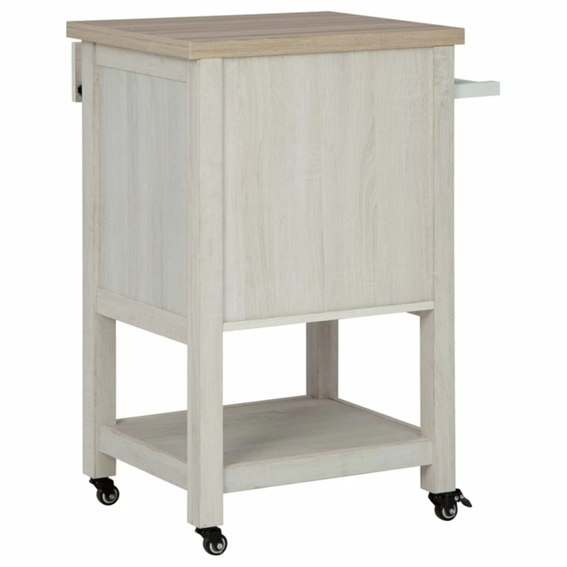 Promo β€οΈ Bowery Hill Antique White Bar Cart π 4 Promo β€οΈ Bowery Hill Antique White Bar Cart π - Image 4