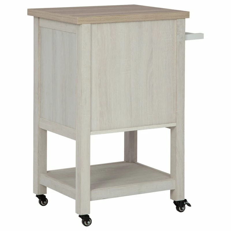 Promo β€οΈ Bowery Hill Antique White Bar Cart π 5 Promo β€οΈ Bowery Hill Antique White Bar Cart π - Image 5