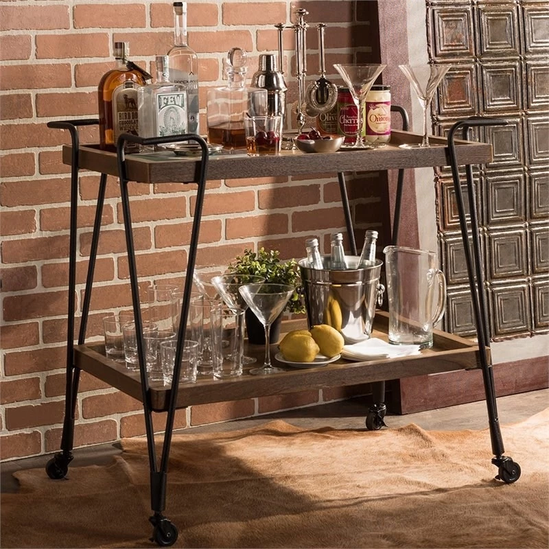 Buy π₯° Bowery Hill Serving Bar Cart In Antique Black β¨ 2 Buy π₯° Bowery Hill Serving Bar Cart In Antique Black β¨ - Image 2