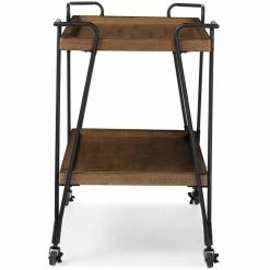 Buy π₯° Bowery Hill Serving Bar Cart In Antique Black β¨ 5 Buy π₯° Bowery Hill Serving Bar Cart In Antique Black β¨ -Guest Chairs Sales 2407917 2 L