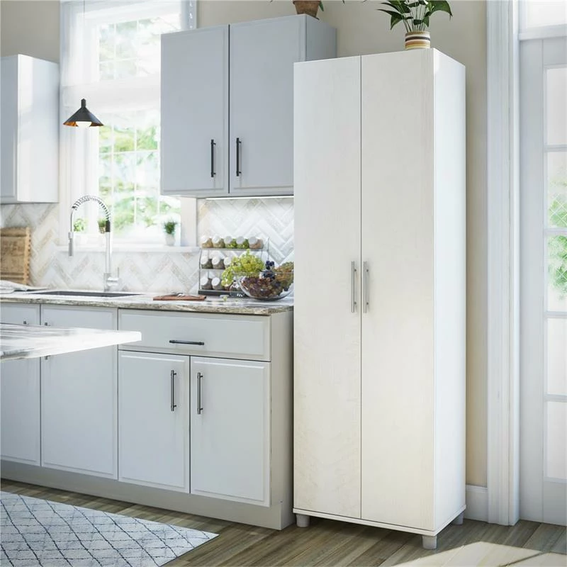 Best Sale โจ Pemberly Row Traditional 24" Utility Storage Cabinet In Ivory Oak ๐ 2 Best Sale โจ Pemberly Row Traditional 24" Utility Storage Cabinet In Ivory Oak ๐ - Image 2