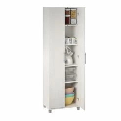 Best Sale โจ Pemberly Row Traditional 24" Utility Storage Cabinet In Ivory Oak ๐ 21 Best Sale โจ Pemberly Row Traditional 24" Utility Storage Cabinet In Ivory Oak ๐ -Guest Chairs Sales 2422220 9 L