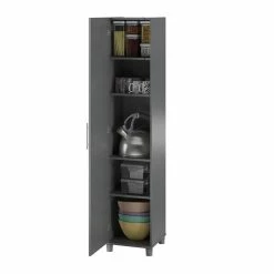 Best Sale ๐ Pemberly Row Traditional 16" Utility Storage Cabinet In Graphite Gray ๐ 8 Best Sale ๐ Pemberly Row Traditional 16" Utility Storage Cabinet In Graphite Gray ๐ -Guest Chairs Sales 2422221 3 L